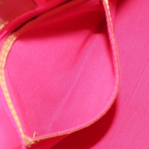 LOUIS VUITTON Monogram Vernis Fluo Reade PM Hand Bag Red M91903 Auth yk17584AV - Picture 13 of 16